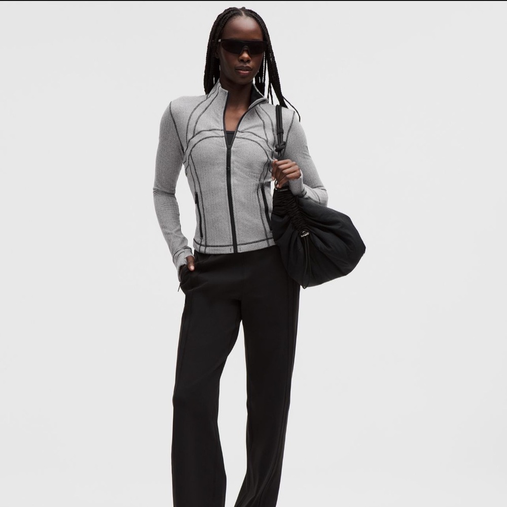 Lululemon Define Cropped Jacket Herringbone.